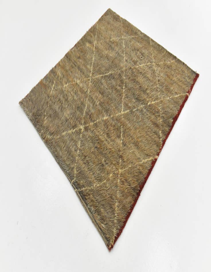 Detail image of  4' 6 x 5'  Hand Knotted Darya Wool Square Rug