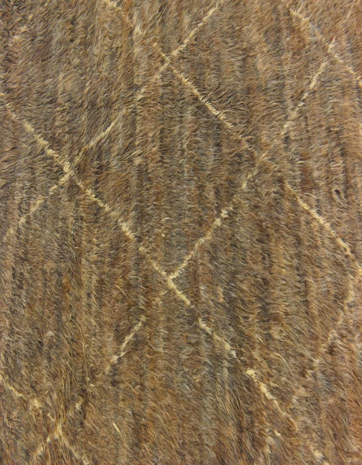 Detail image of  4' 6 x 5'  Hand Knotted Darya Wool Square Rug