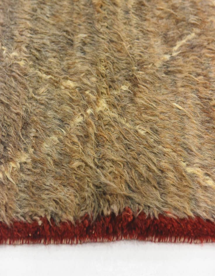Detail image of  4' 6 x 5'  Hand Knotted Darya Wool Square Rug