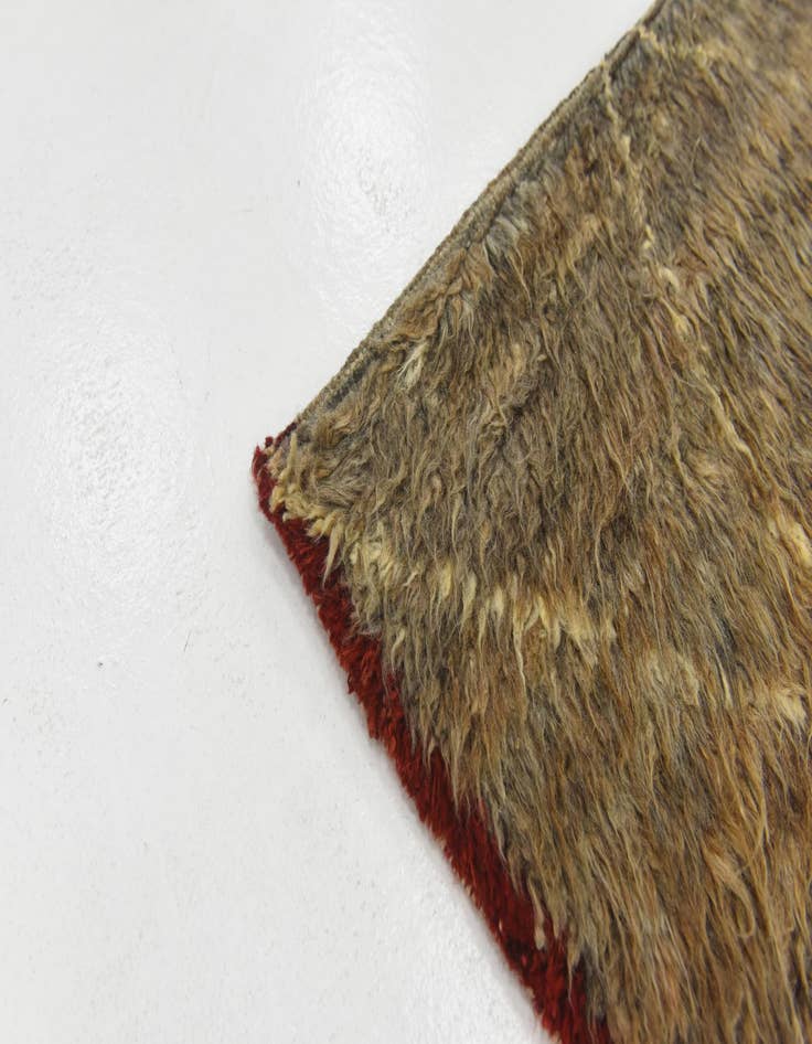 Detail image of  4' 6 x 5'  Hand Knotted Darya Wool Square Rug