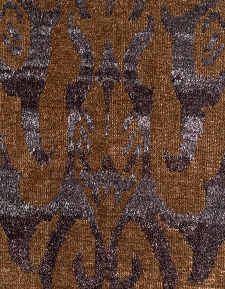 Detail image of 11' 1 x 11' 1 Hand Knotted Darya Wool Square Rug