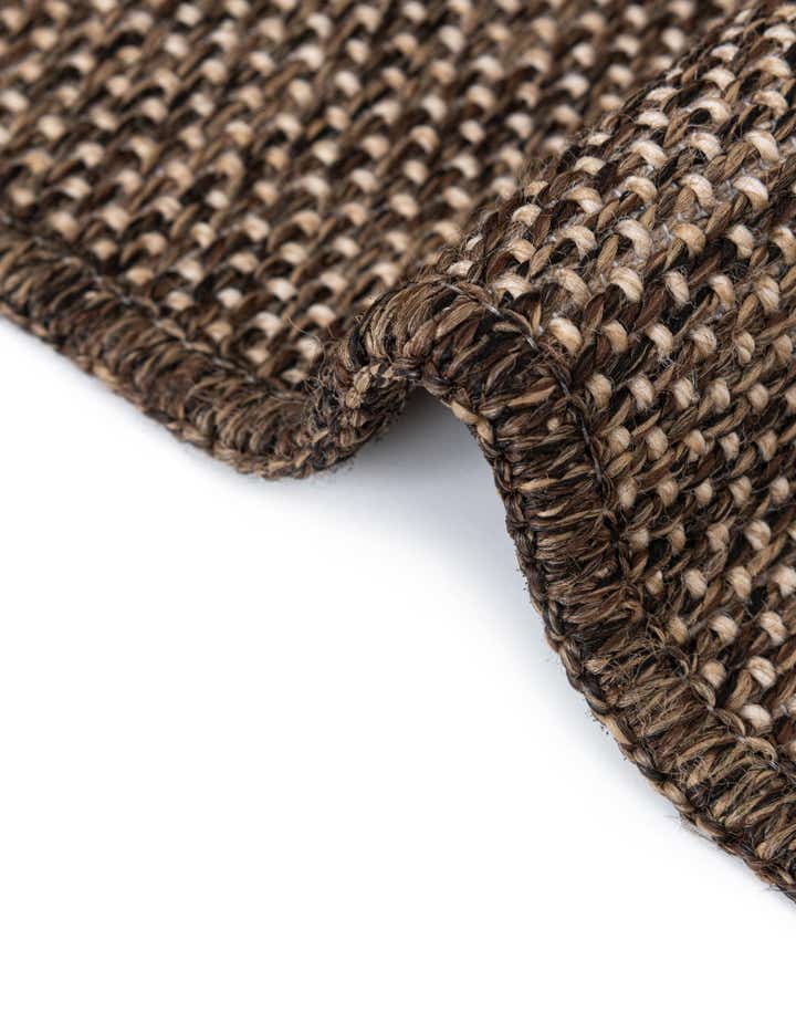 Brown 8' x 8' Dunes Square Rug | Rugs.com