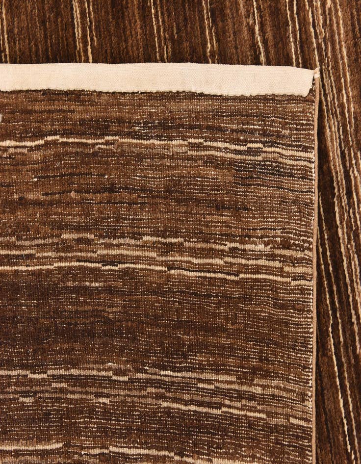 Detail image of  6' x 6' 6  Hand Knotted Kashkuli Gabbeh Wool Square Rug