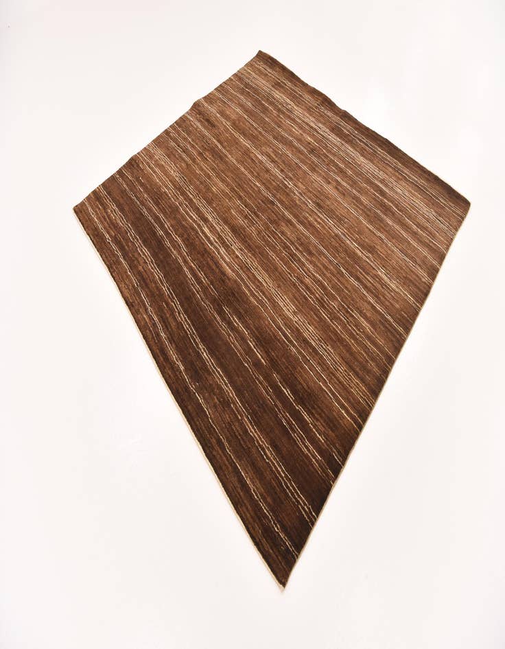 Detail image of  6' x 6' 6  Hand Knotted Kashkuli Gabbeh Wool Square Rug