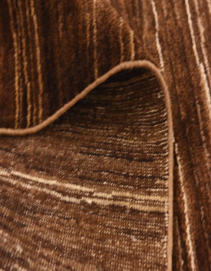 Detail image of  6' x 6' 6  Hand Knotted Kashkuli Gabbeh Wool Square Rug