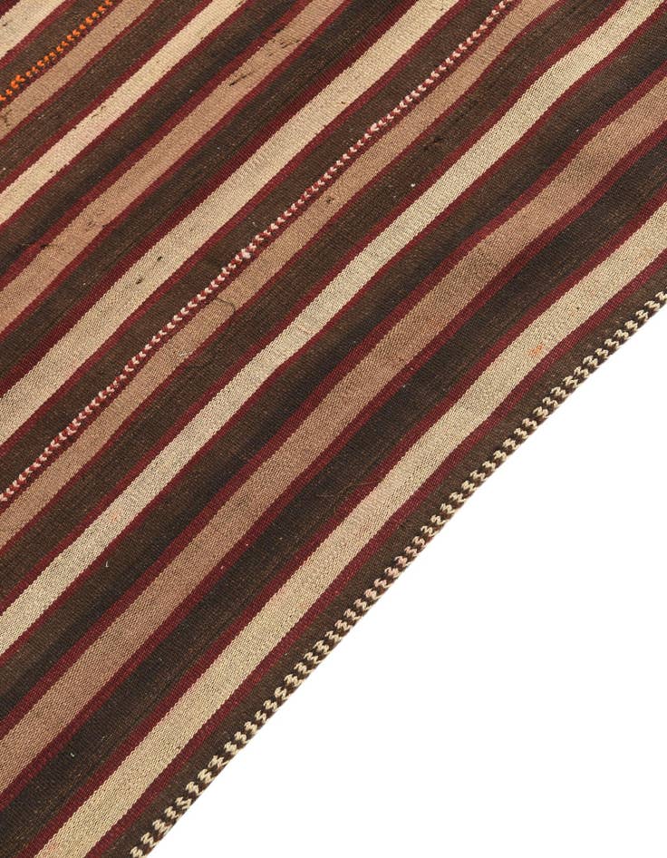 Detail image of  4' 1 x 4' 3  Hand Woven Kilim Fars Wool Square Rug