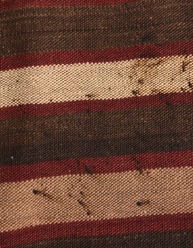 Detail image of  4' 1 x 4' 3  Hand Woven Kilim Fars Wool Square Rug
