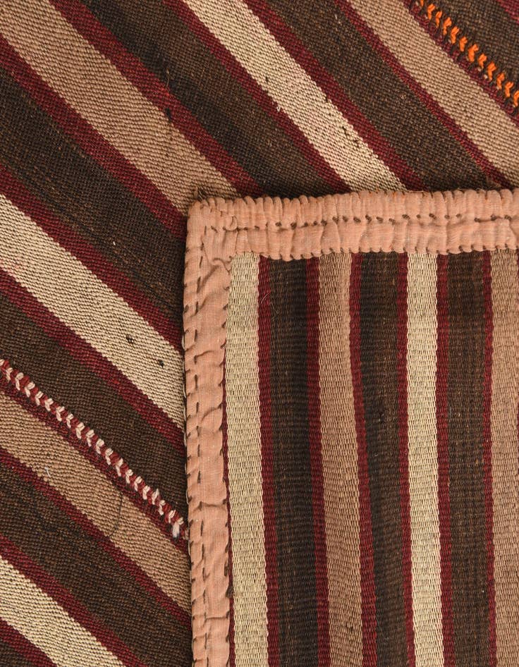 Detail image of  4' 1 x 4' 3  Hand Woven Kilim Fars Wool Square Rug