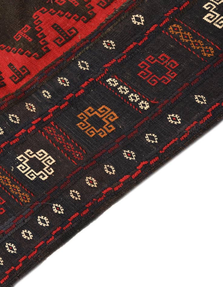 Detail image of  4' x 4'  Hand Woven Kilim Fars Wool Square Rug