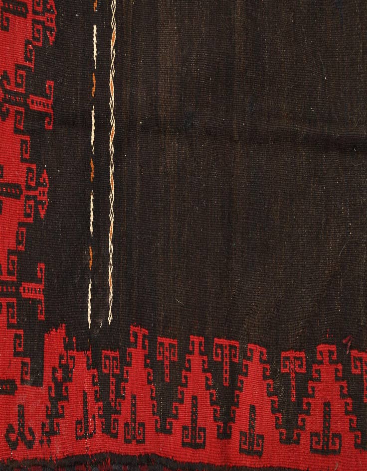 Detail image of  4' x 4'  Hand Woven Kilim Fars Wool Square Rug