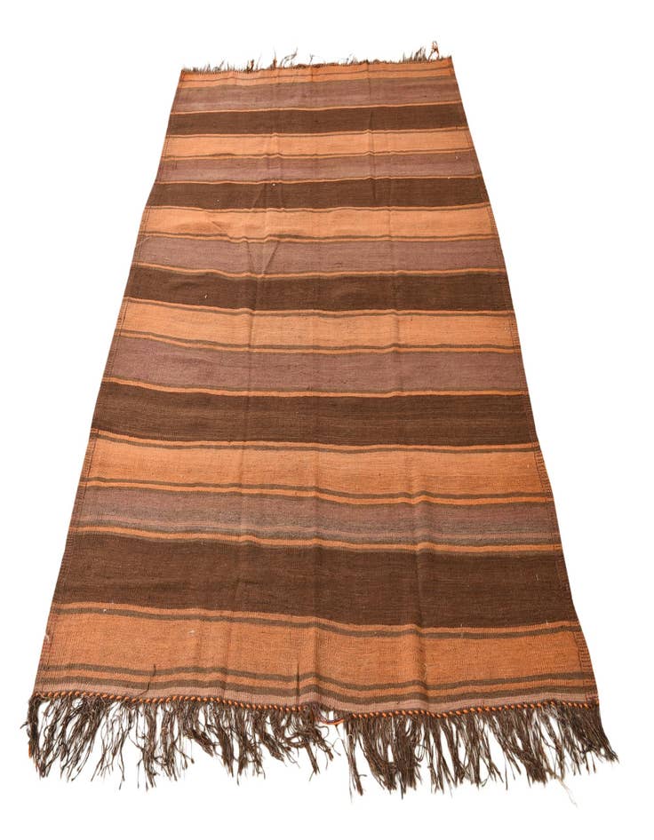 Detail image of 5' x 6' 8 Hand Woven Kilim Fars Wool Square Rug