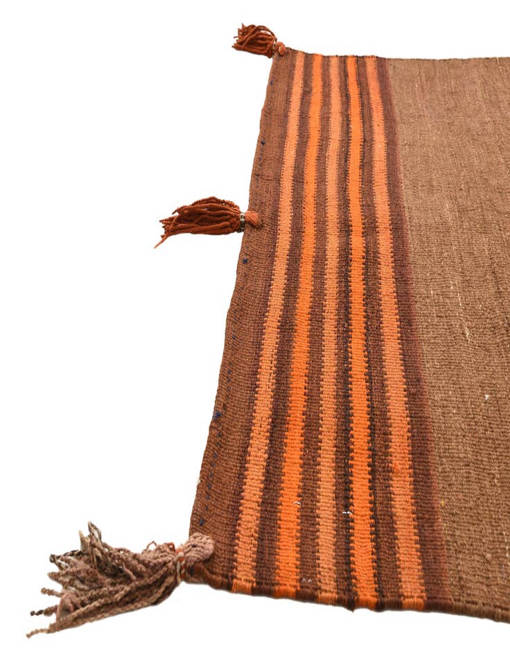 Detail image of  3' 2 x 3' 6  Hand Woven Kilim Fars Wool Square Rug