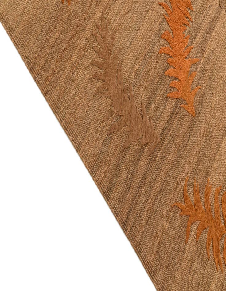 Detail image of  10' 2 x 10' 3  Hand Woven Kilim Modern Square Rug