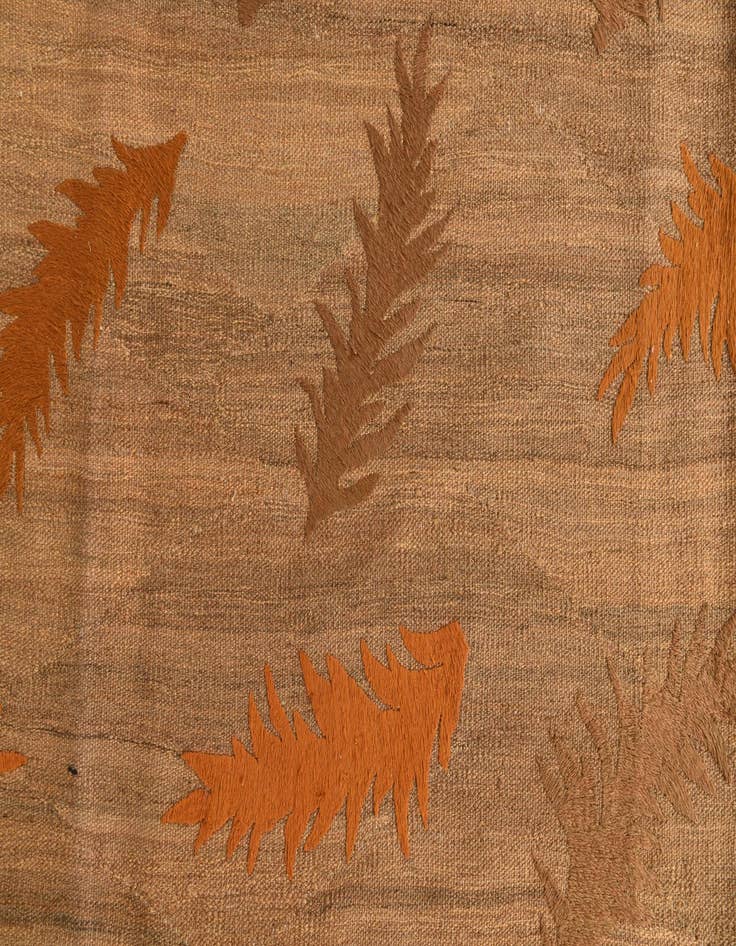 Detail image of  10' 2 x 10' 3  Hand Woven Kilim Modern Square Rug