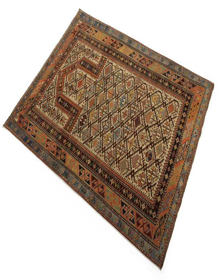 Detail image of  3' 7 x 4' 5 Marasali Wool Square Rug