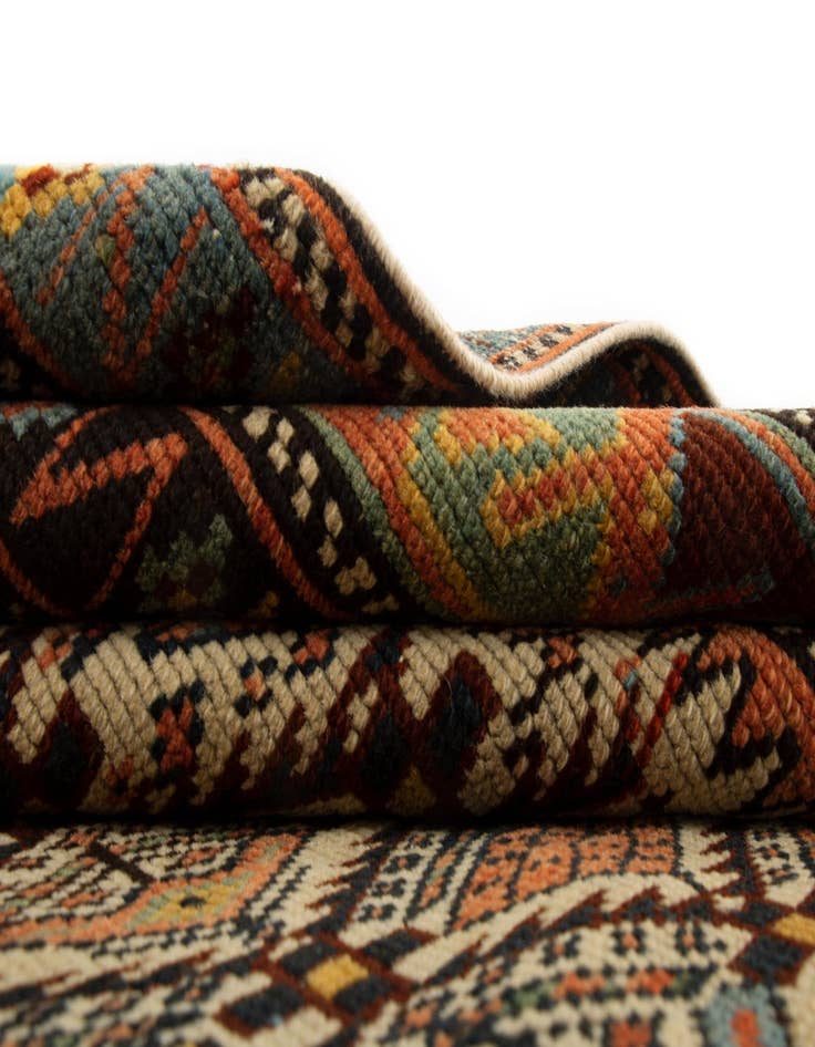 Detail image of  3' 7 x 4' 5 Marasali Wool Square Rug