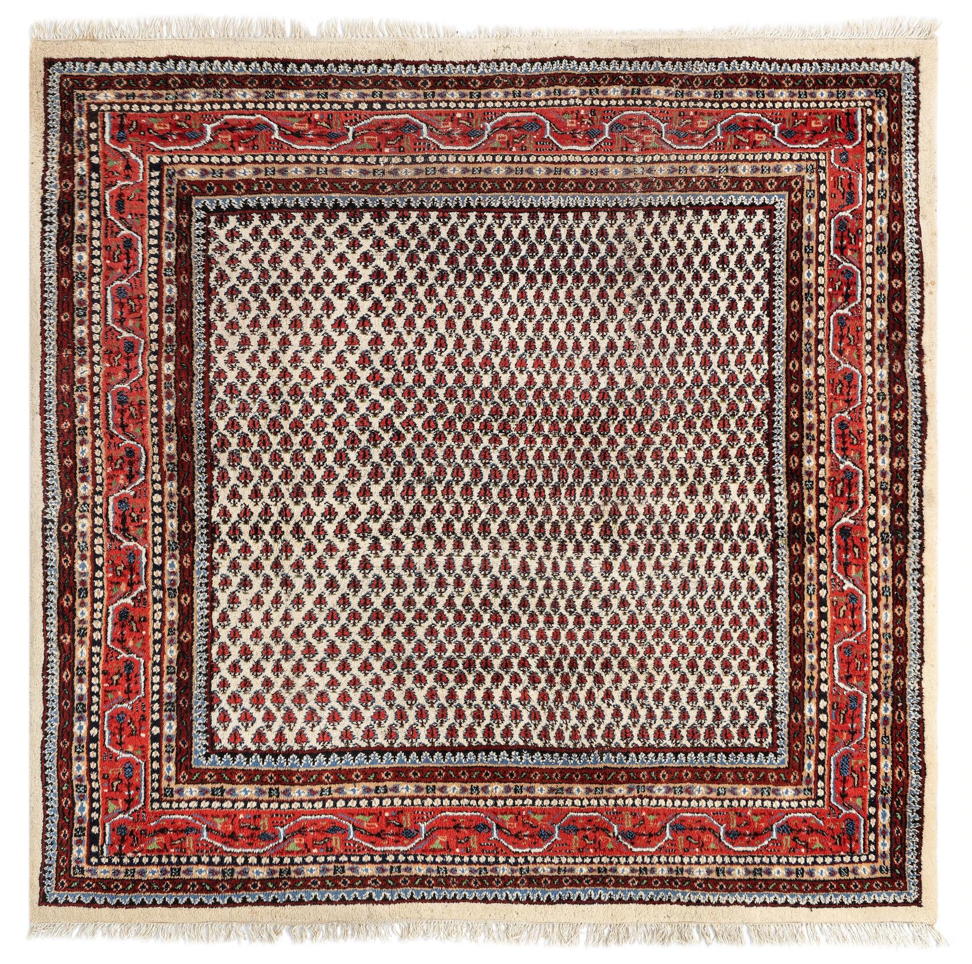  7' 4 x 7' 7 Mir Wool Square Rug