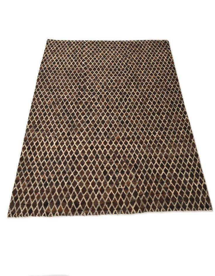 Detail image of  7' 10 x 8' 1  Hand Knotted Moroccan Wool Square Rug