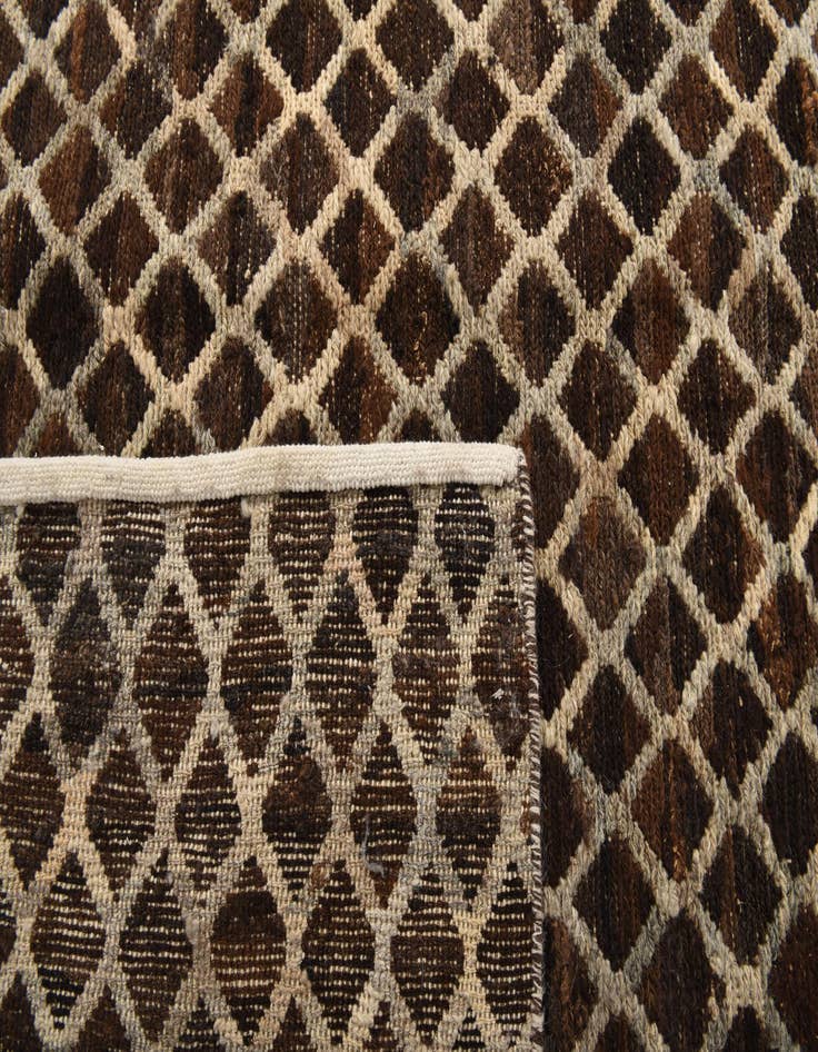 Detail image of  7' 10 x 8' 1  Hand Knotted Moroccan Wool Square Rug