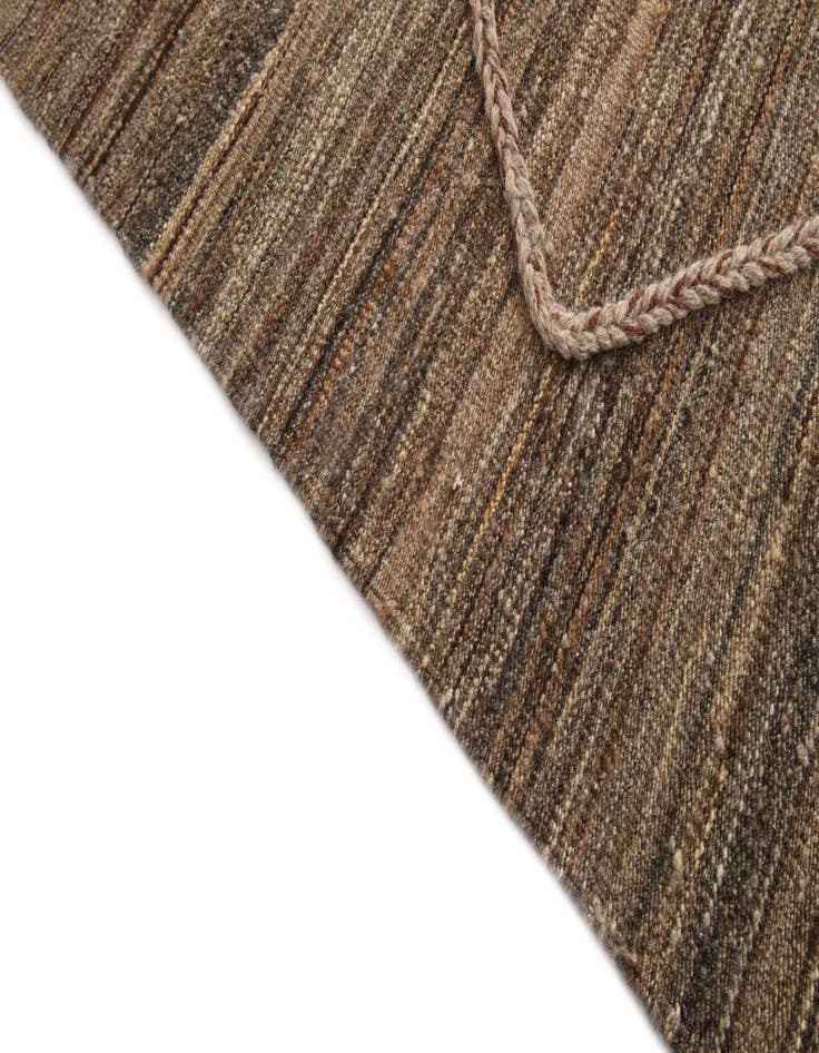 Detail image of  12' 6 x 13'  Hand Knotted Moroccan Wool Square Rug