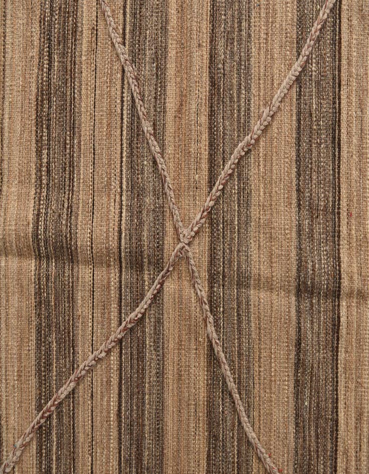 Detail image of  12' 6 x 13'  Hand Knotted Moroccan Wool Square Rug