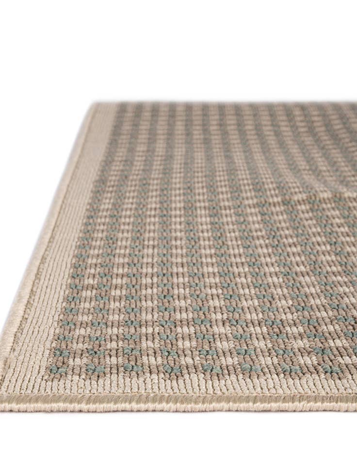 Detail image of  7' 10 x 7' 10  Washable Border Indoor / Outdoor Square Rug