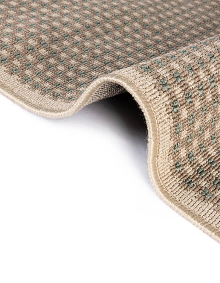 Detail image of  7' 10 x 7' 10  Washable Border Indoor / Outdoor Square Rug