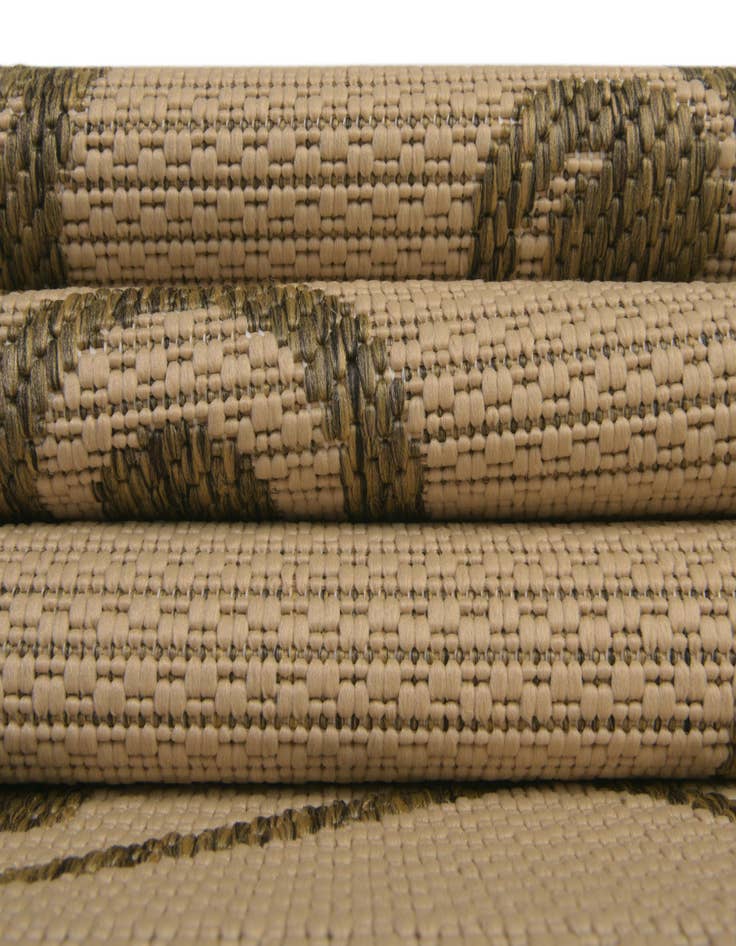 Detail image of  6' x 6'  Washable Botanical Indoor / Outdoor Square Rug