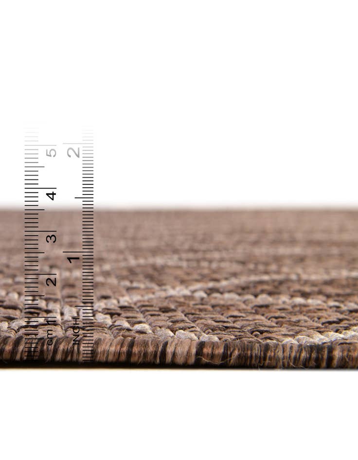 Detail image of  10' x 10'  Washable Lattice Indoor / Outdoor Square Rug