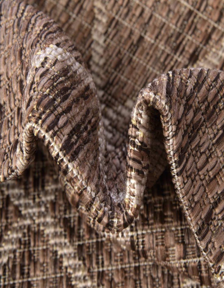 Detail image of  10' x 10'  Washable Lattice Indoor / Outdoor Square Rug