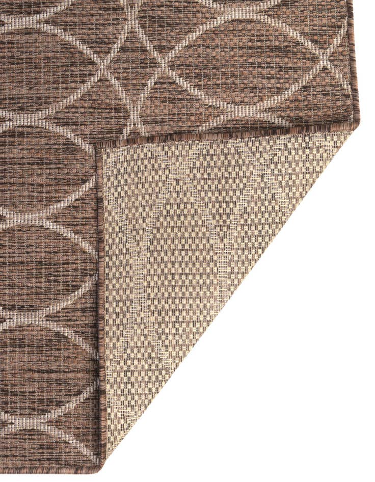 Detail image of  10' x 10'  Washable Lattice Indoor / Outdoor Square Rug