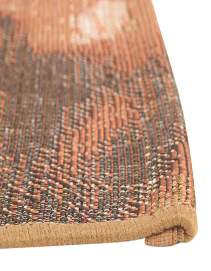 Detail image of  6' x 6'  Washable Modern Indoor / Outdoor Square Rug