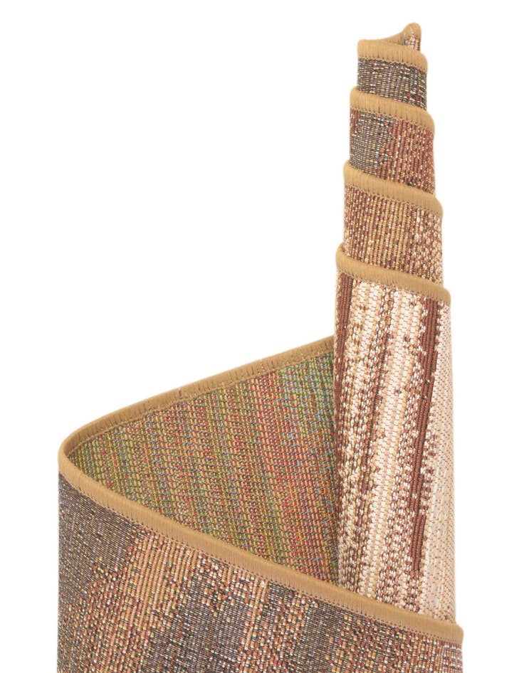 Detail image of  6' x 6'  Washable Modern Indoor / Outdoor Square Rug