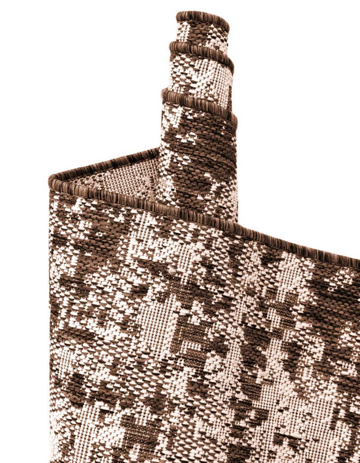 Detail image of  10' x 10'  Washable Modern Indoor / Outdoor Square Rug