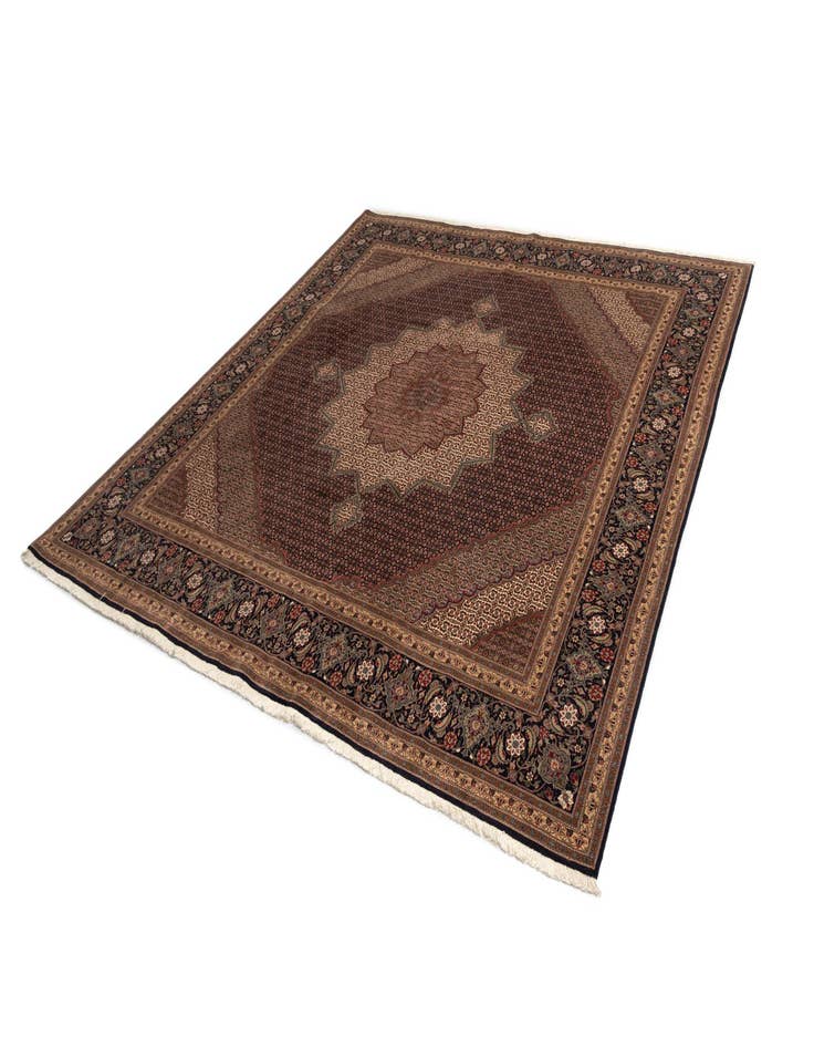 Detail image of  9' 10 x 10' 3 Tabriz Square Rug