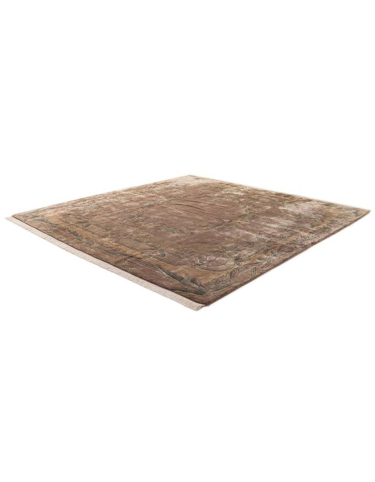 Detail image of  8' 4 x 8' 5  Hand Knotted Tibet Wool Square Rug