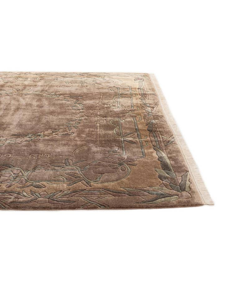 Detail image of  8' 4 x 8' 5  Hand Knotted Tibet Wool Square Rug