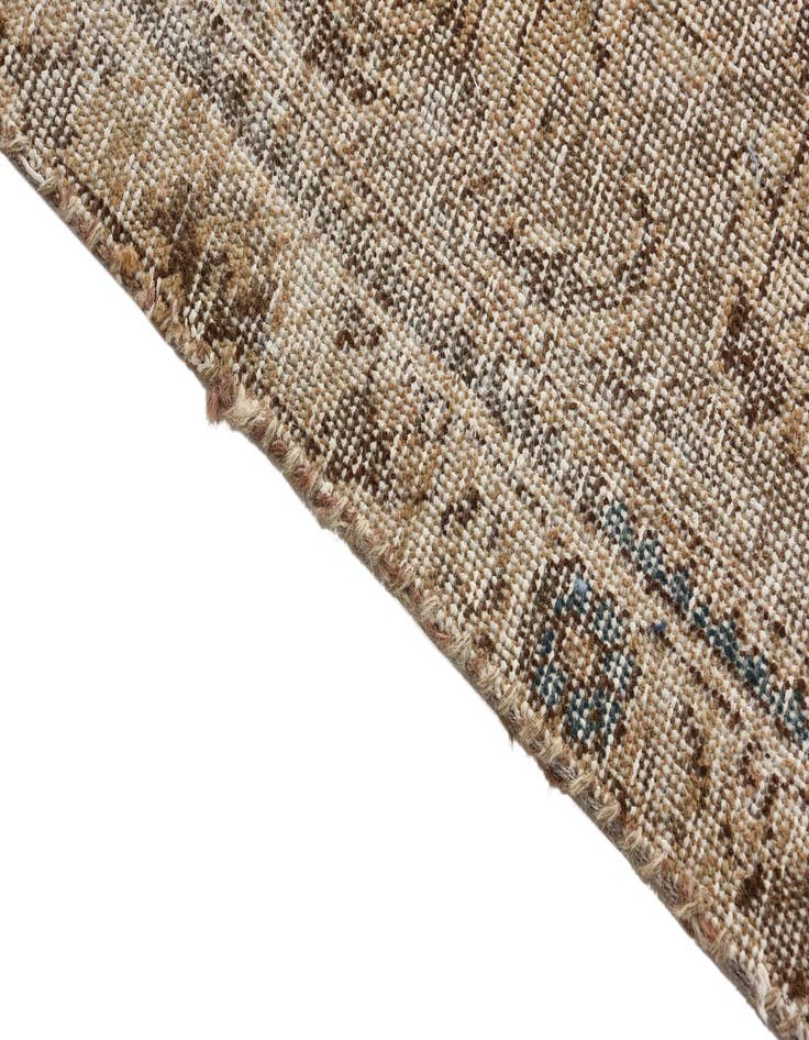 Detail image of  9' 8 x 10' 9  Hand Knotted Ultra Vintage Persian Wool Square Rug