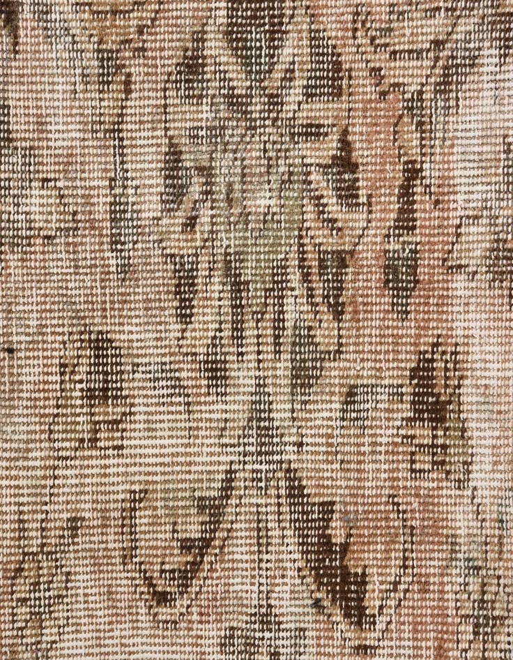 Detail image of  9' 8 x 10' 9  Hand Knotted Ultra Vintage Persian Wool Square Rug