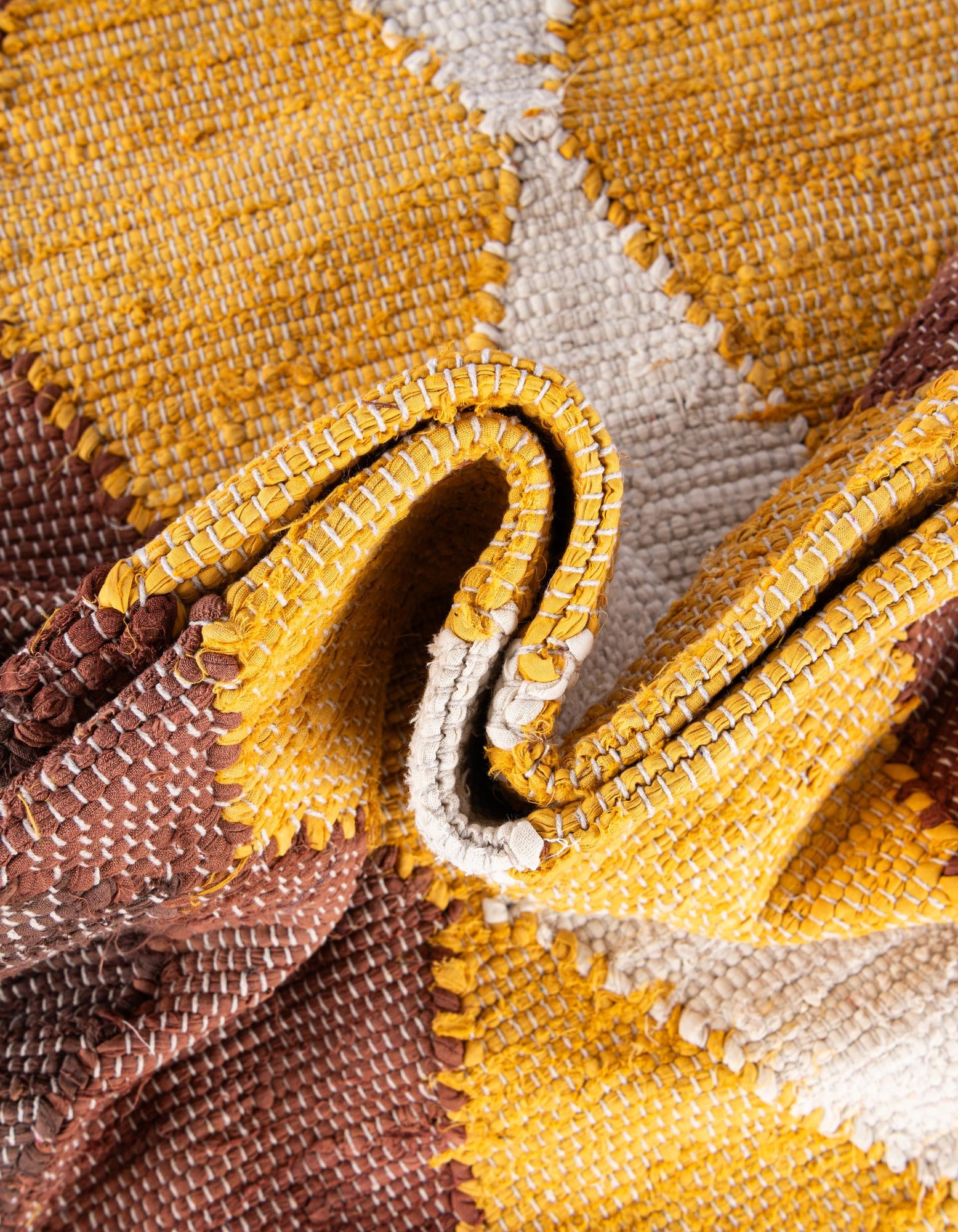 Rug Brown Yellow Black Swatch link