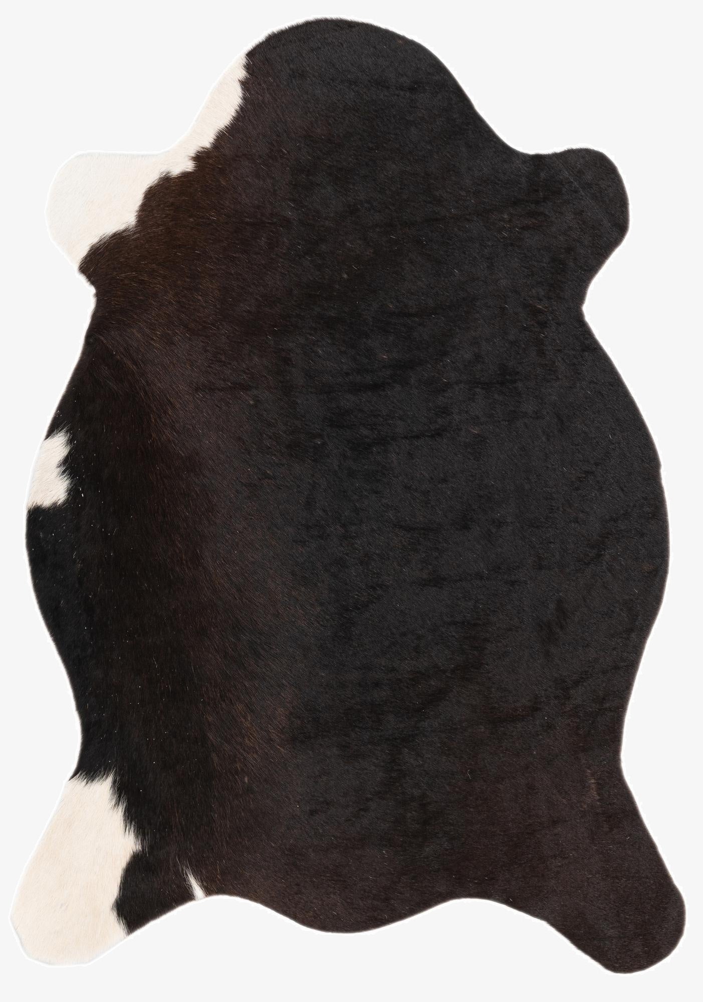  2' 1 x 2' 10 Cowhide Leather Rug