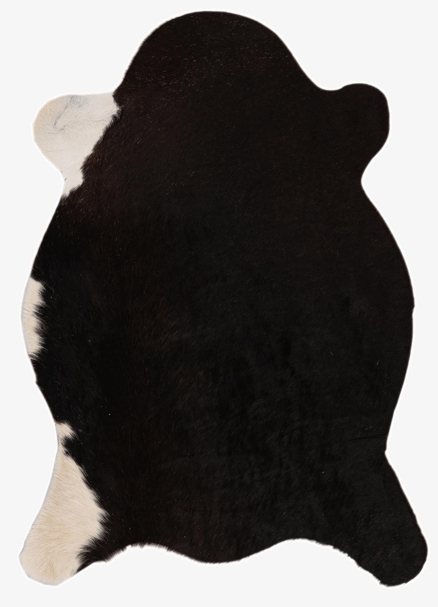  2' 1 x 2' 10 Cowhide Leather Rug