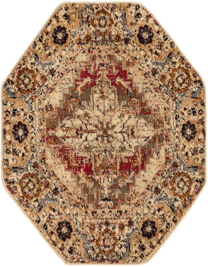  3' x 3' Saturn Octagon Rug