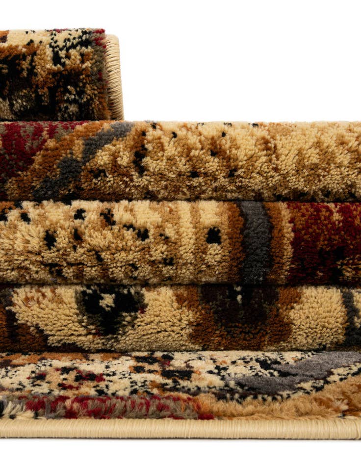 Detail image of  5' 3 x 5' 3 Saturn Square Rug