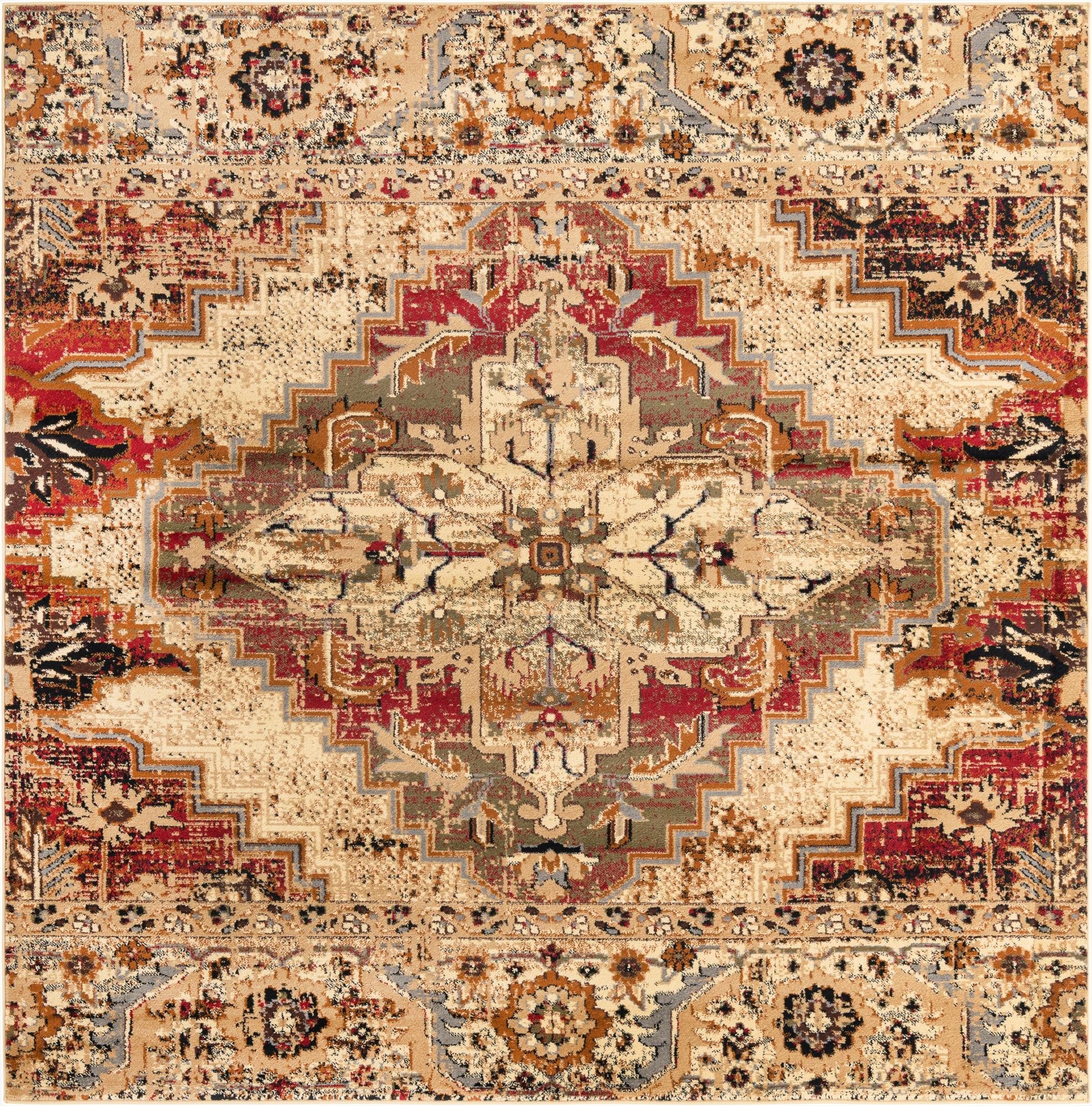  7' 10 x 7' 10 Saturn Square Rug