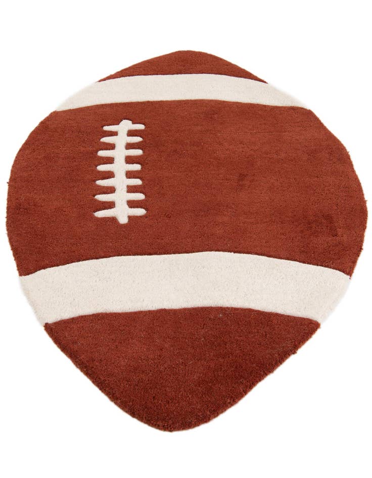 Detail image of  2' 4 x 4' 1 Playtime Kids Wool Freeform Rug