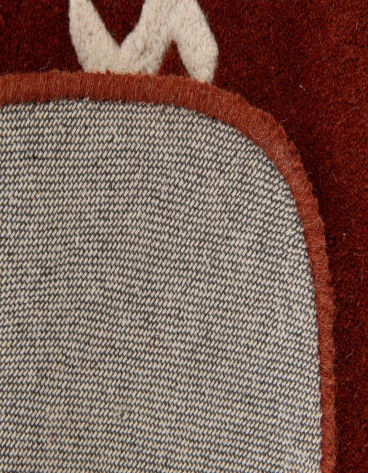 Detail image of  2' 4 x 4' 1 Playtime Kids Wool Freeform Rug