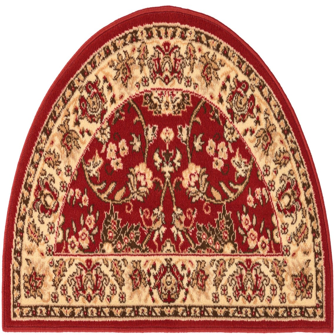 Burgundy 2' 2 x 3' 7 Yasmin Hearth Rug