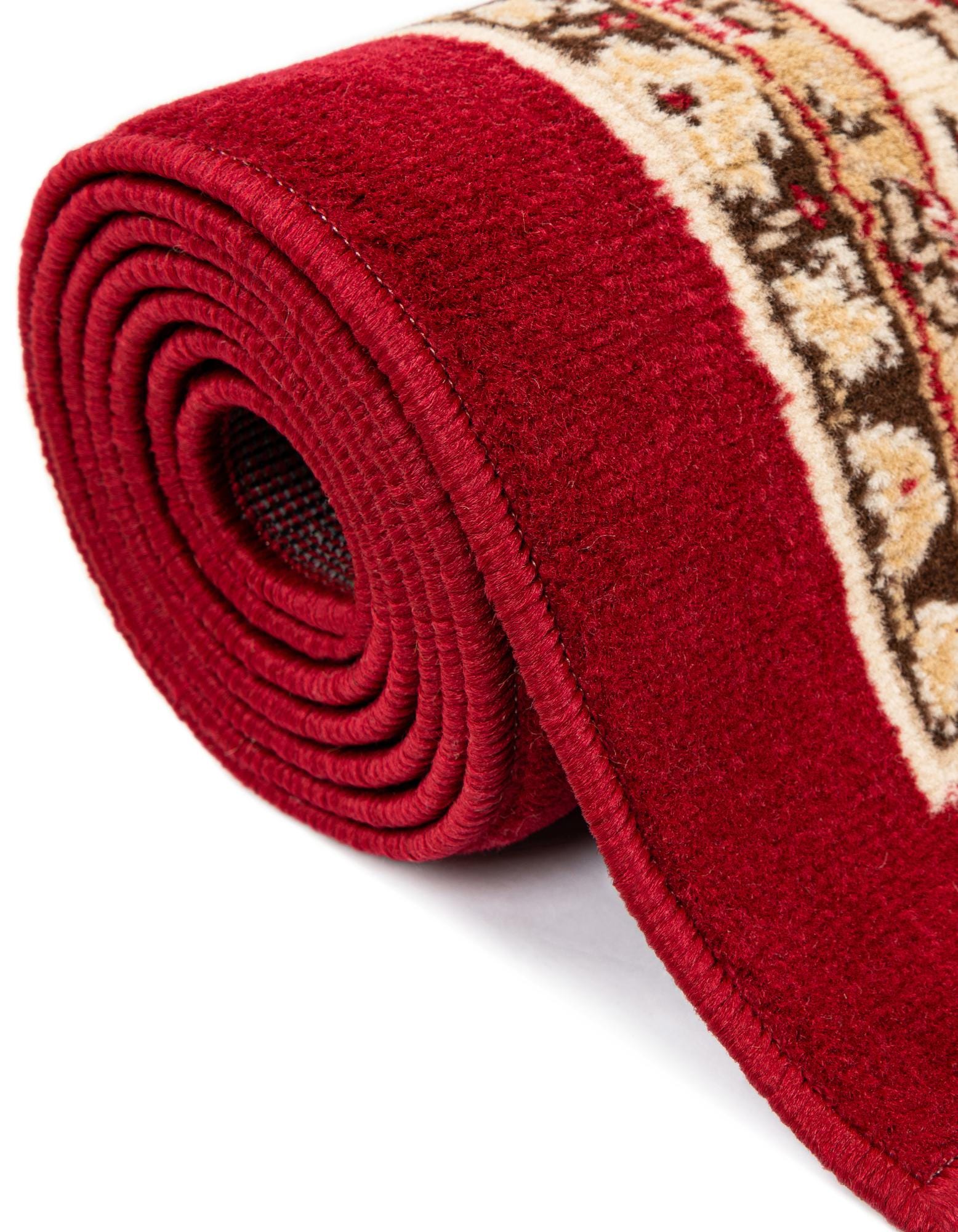 Burgundy 2' 7 x 4' Yasmin Hearth Rug | Rugs.com