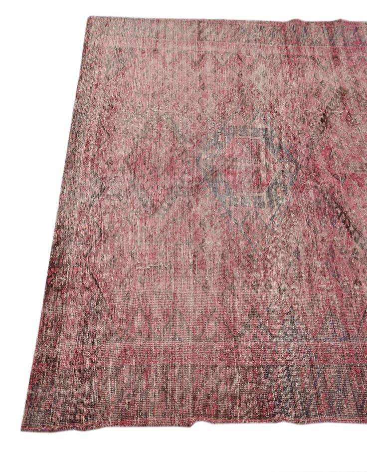 Detail image of  4' 9 x 9' 5  Hand Knotted Ultra Vintage Persian Wool Rug